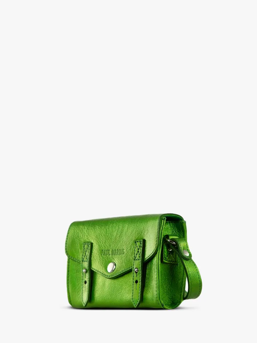 shoulder bag for woman Green - Le Mini Indispensable Absinthe | PAUL MARIUS