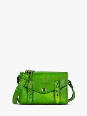 shoulder bag for woman Green - Le Mini Indispensable Absinthe | PAUL MARIUS