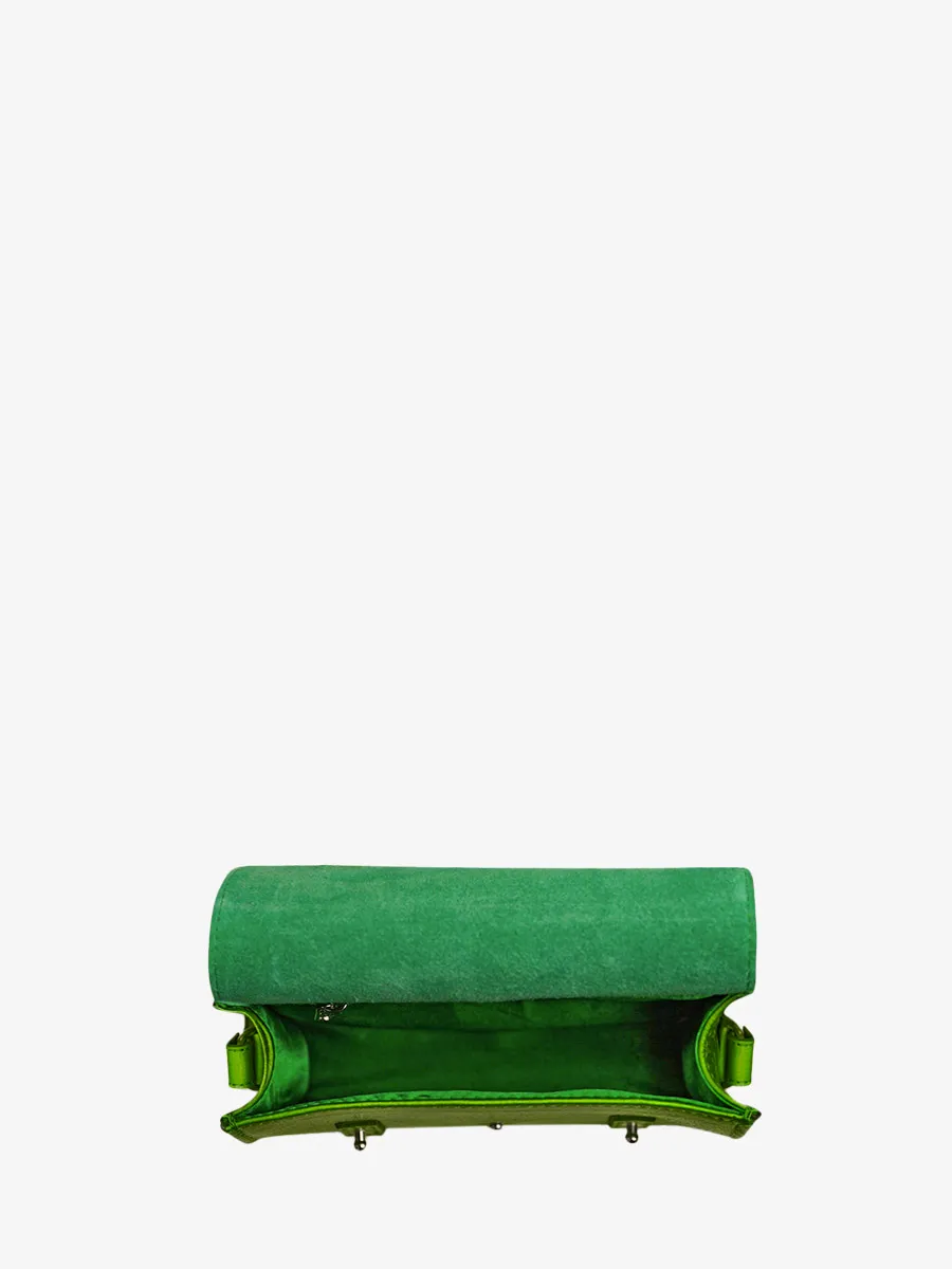 shoulder bag for woman Green - Le Mini Indispensable Absinthe | PAUL MARIUS