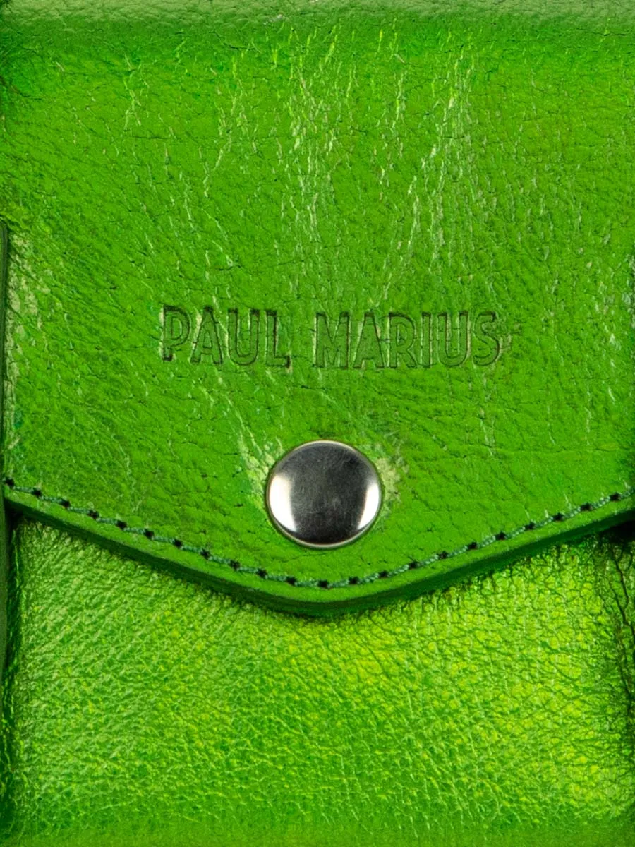 shoulder bag for woman Green - Le Mini Indispensable Absinthe | PAUL MARIUS