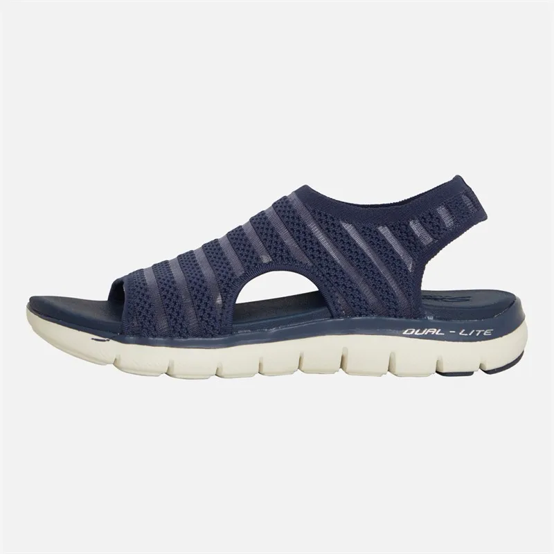 SKECHERS Womens Flex Appeal 2.5 Boldest Sandals Navy