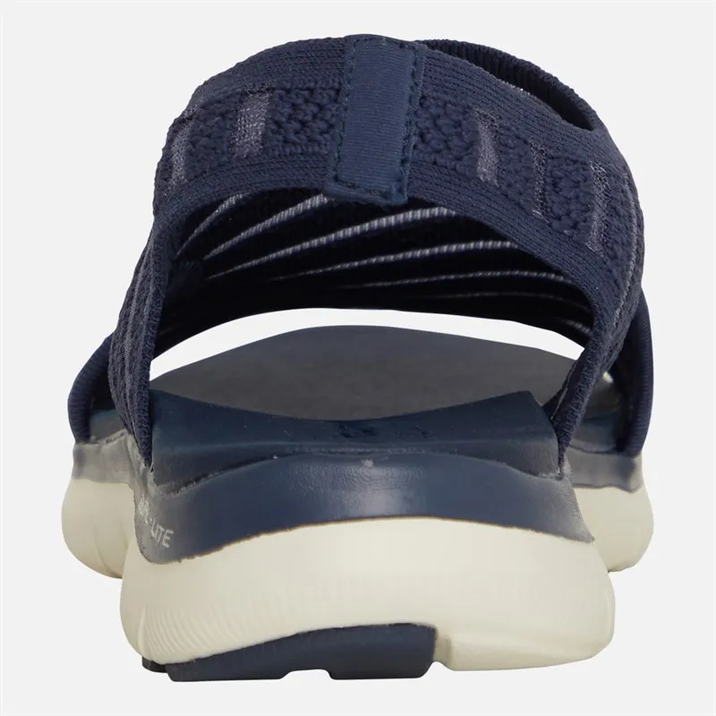 SKECHERS Womens Flex Appeal 2.5 Boldest Sandals Navy