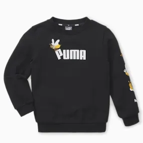 Small World Crew Neck Sweatshirt - Infants 0-4 years | Puma Black | PUMA Shop All Puma | PUMA 