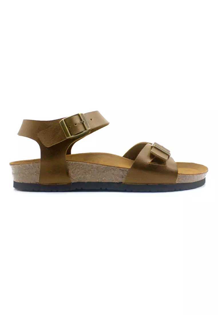 SoleSimple Naples - Camel Leather Sandals & Flip Flops