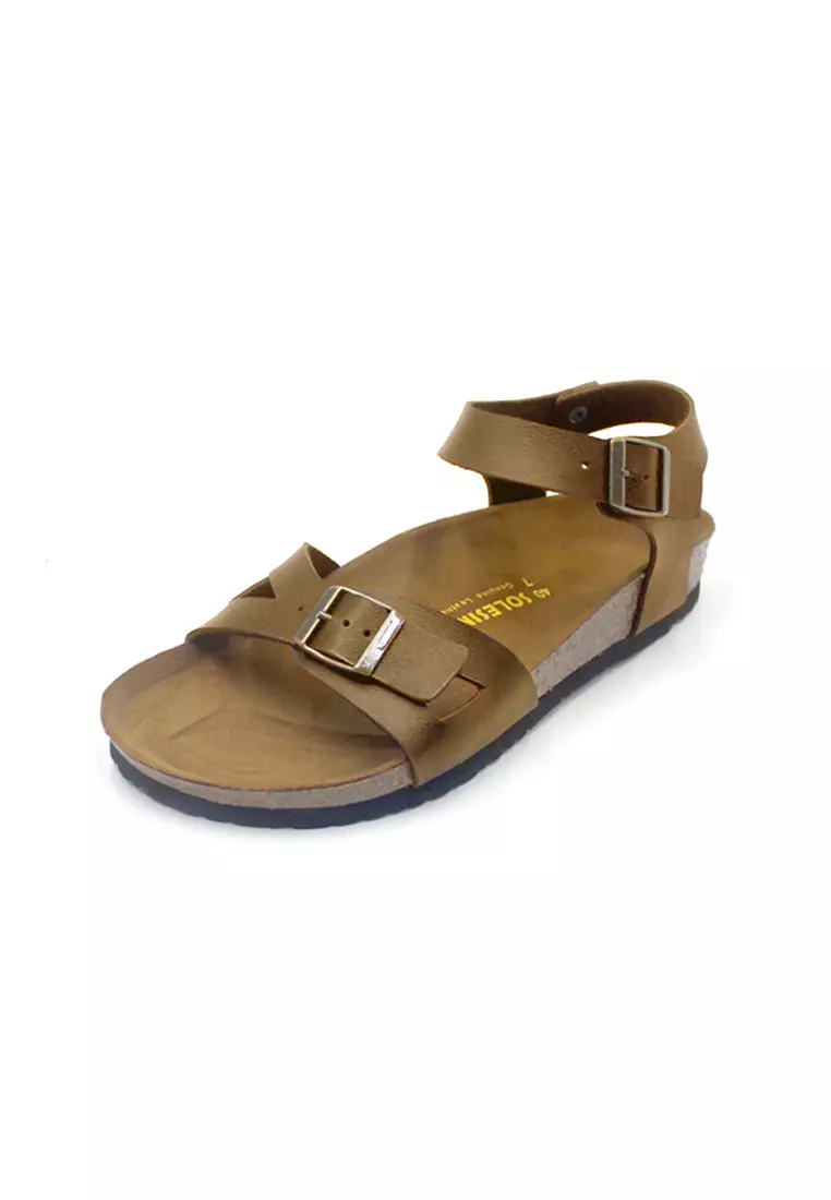 SoleSimple Naples - Camel Leather Sandals & Flip Flops