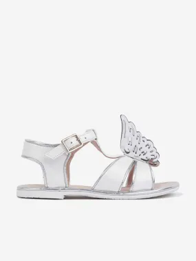 Sophia Webster Girls Leather Celeste Sandals in Ivory