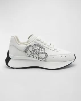 Sprint Leather Logo Runner Sneakers