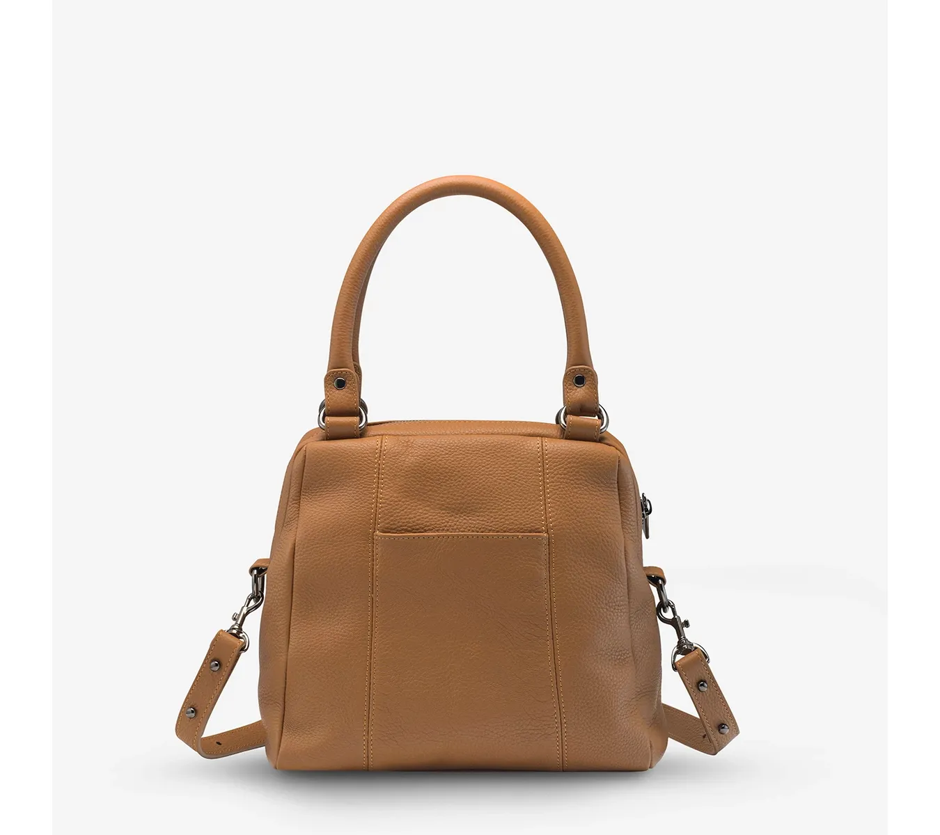 Status Anxiety WOMENS LAST MOUNTAINS LEATHER BAG TAN