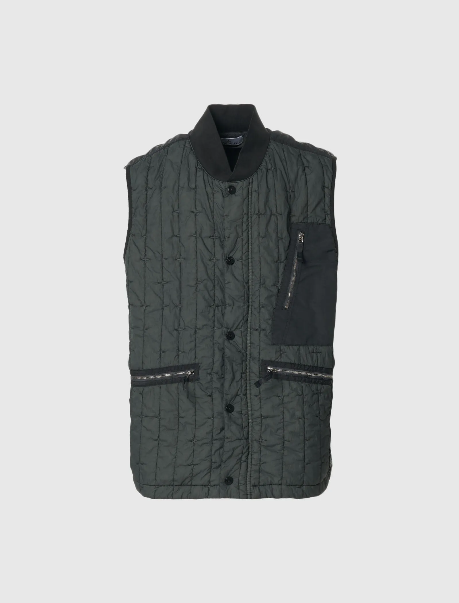 STONE ISLAND GIUBBOTTO VEST   GREY