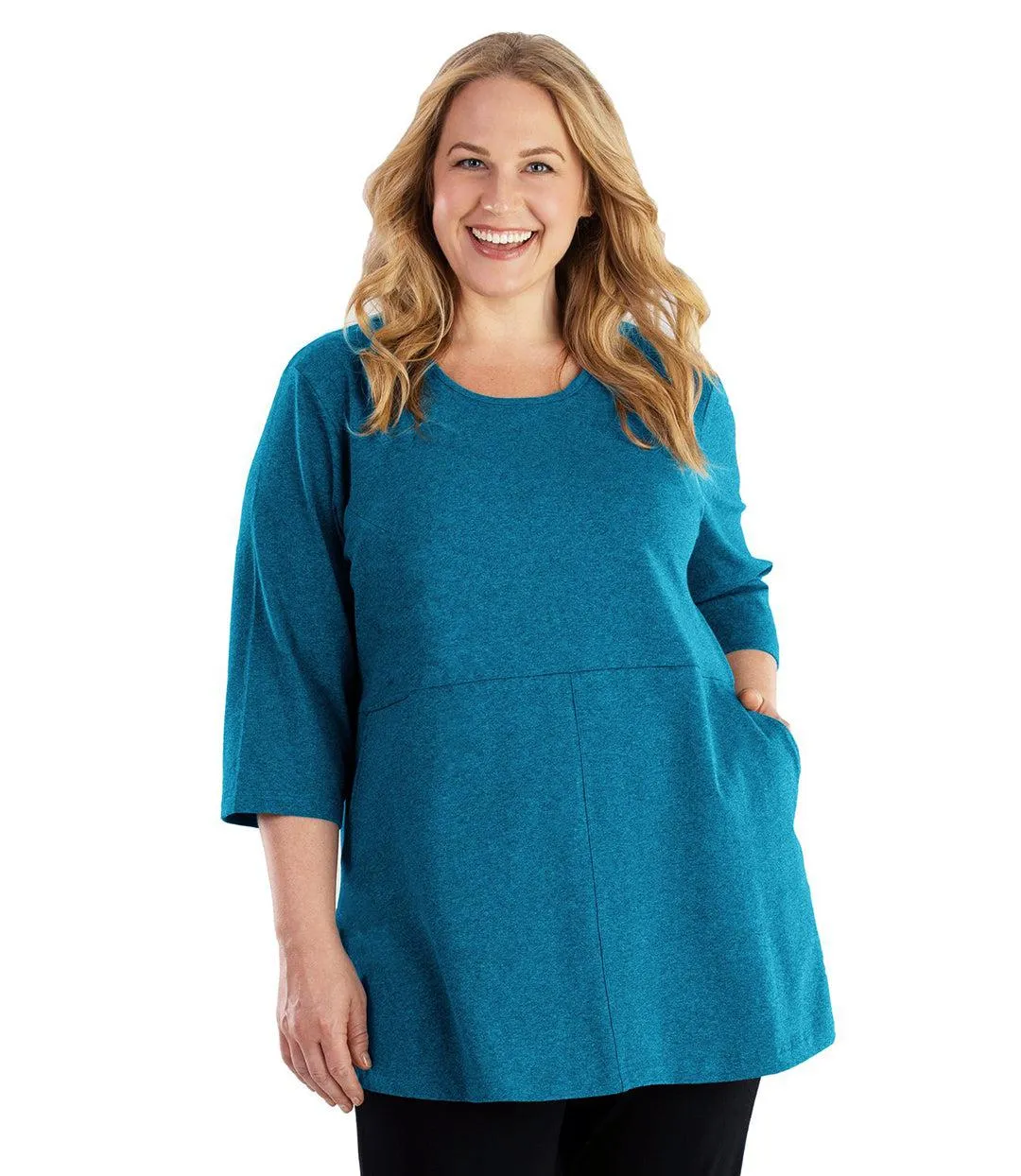 Stretch Naturals Empire Tunic with Pockets - FINAL SALE