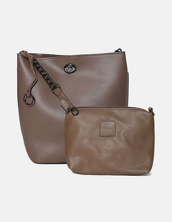 Stride Textured Cross Body Sling Bag