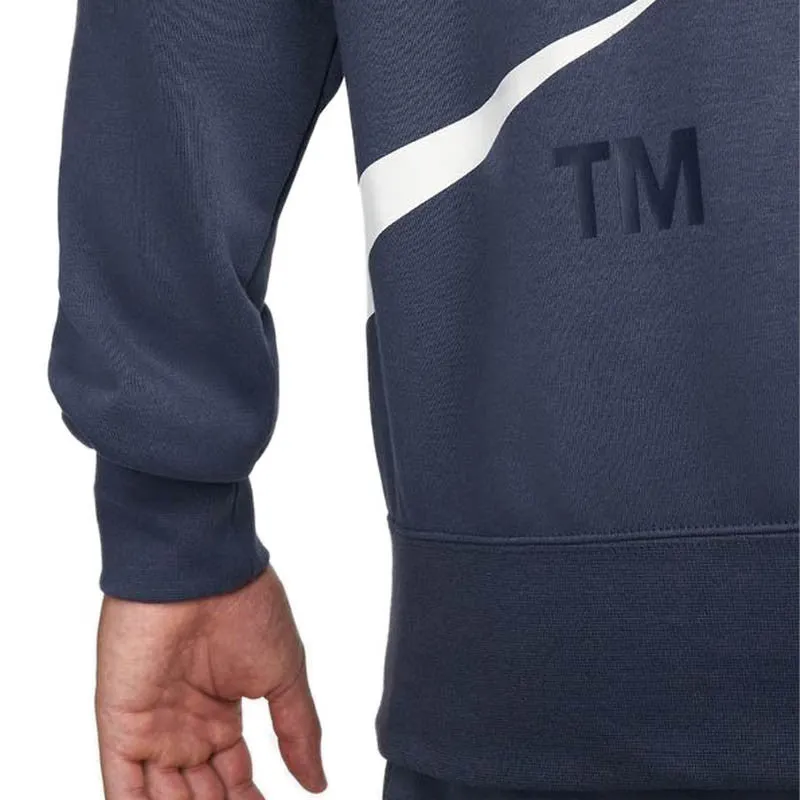 Sweat Nike Swoosh Fleece Crew - Bleu - Homme