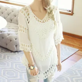 The Blake Tunic in White