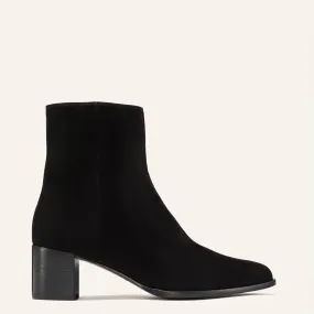 The Downtown Boot - Black Suede