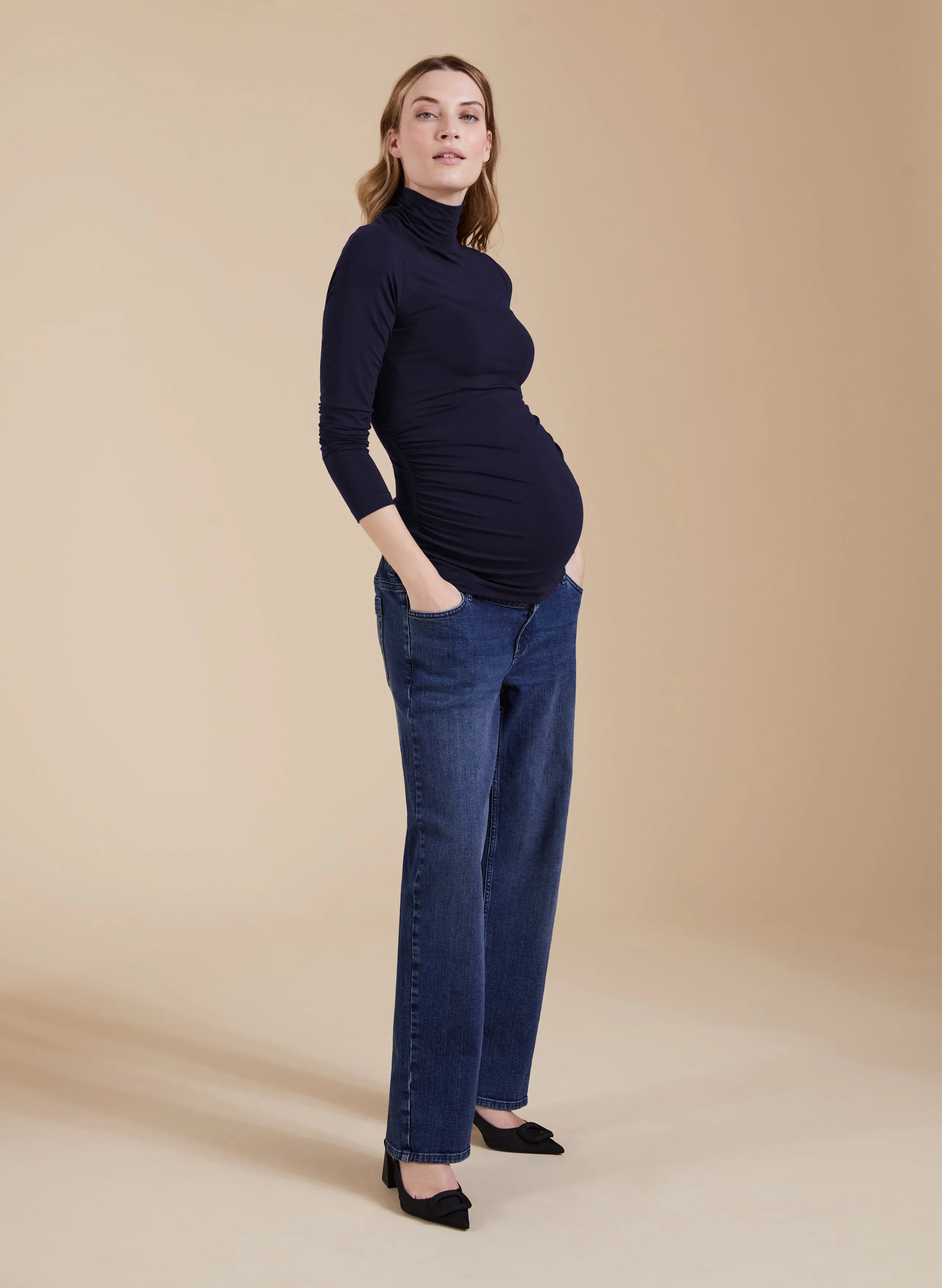 The Essentials Maternity TurtleneckTop