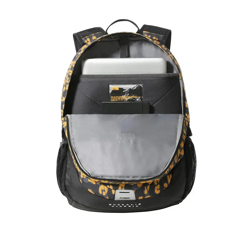 The North Face Borealis Backpack Arrow Wood Yellow Leopard Print/Tnf Black NF00CF9C28G