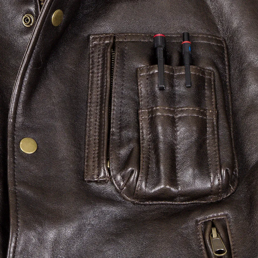 The Stearman Leather Vest | Men's Vintage Leather Vest