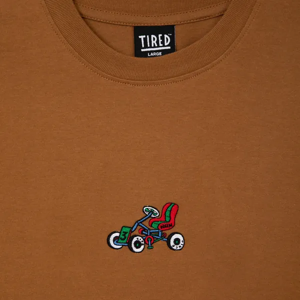 Tired Semi Tired LS T-Shirt - Workwear Brown