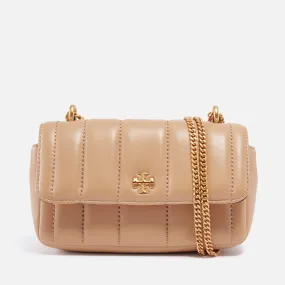 Tory Burch Kira Mini Flap Quilted Leather Bag | Coggles