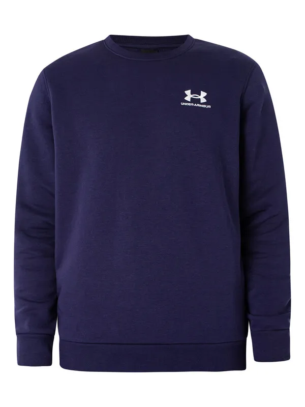 Under Armour Essential Fleece Sweatshirt - Navy