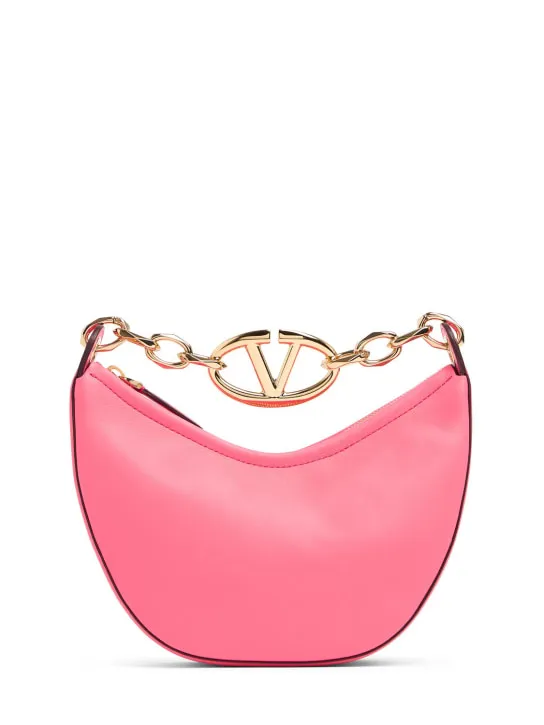 Valentino Garavani   Mini Vlogo Moon leather top handle bag 