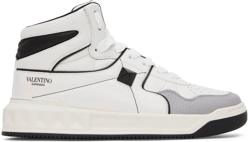 Valentino Garavani White One Stud Sneakers