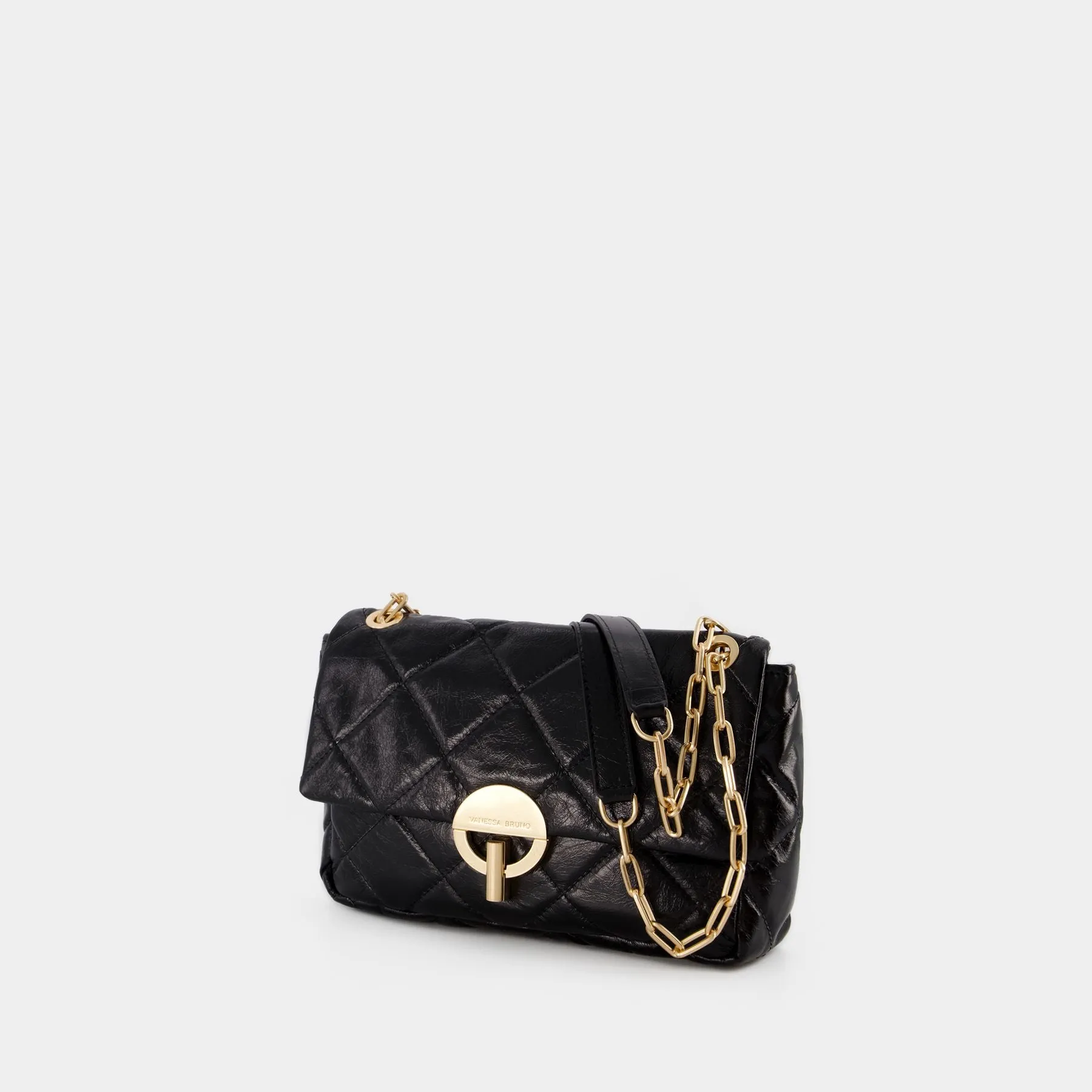 Vanessa Bruno  Moon Mm Bag - Vanessa Bruno - Leather - Black