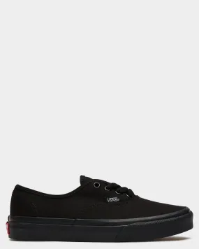 Vans Authentic Shoe - Youth - Black Black | SurfStitch