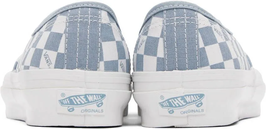 Vans Blue & White OG Authentic LX Sneakers