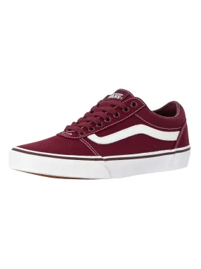 Vans Ward Canvas Trainers - Port Royale/White