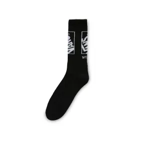 vans x wtpas crew socks (black)