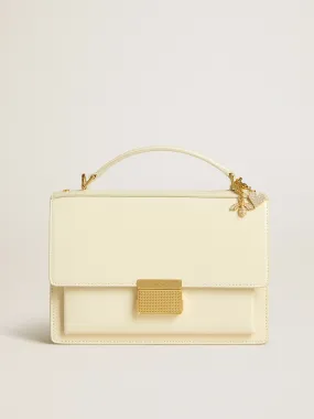 Venezia Bag in butter-colored boarded leather with double charm 