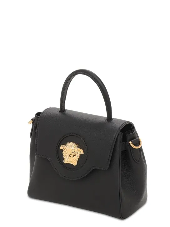 Versace   Small leather Medusa top handle bag 