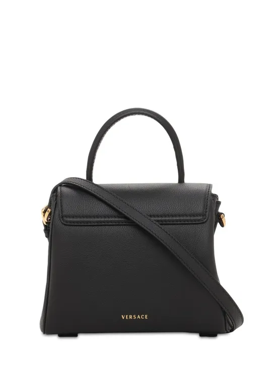 Versace   Small leather Medusa top handle bag 