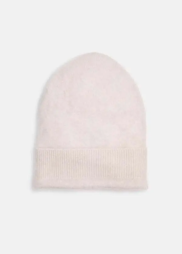 Vince Brushed Cashmere Hat - Marble