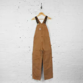 Vintage Carhartt Workwear Dungaree's - Brown - S