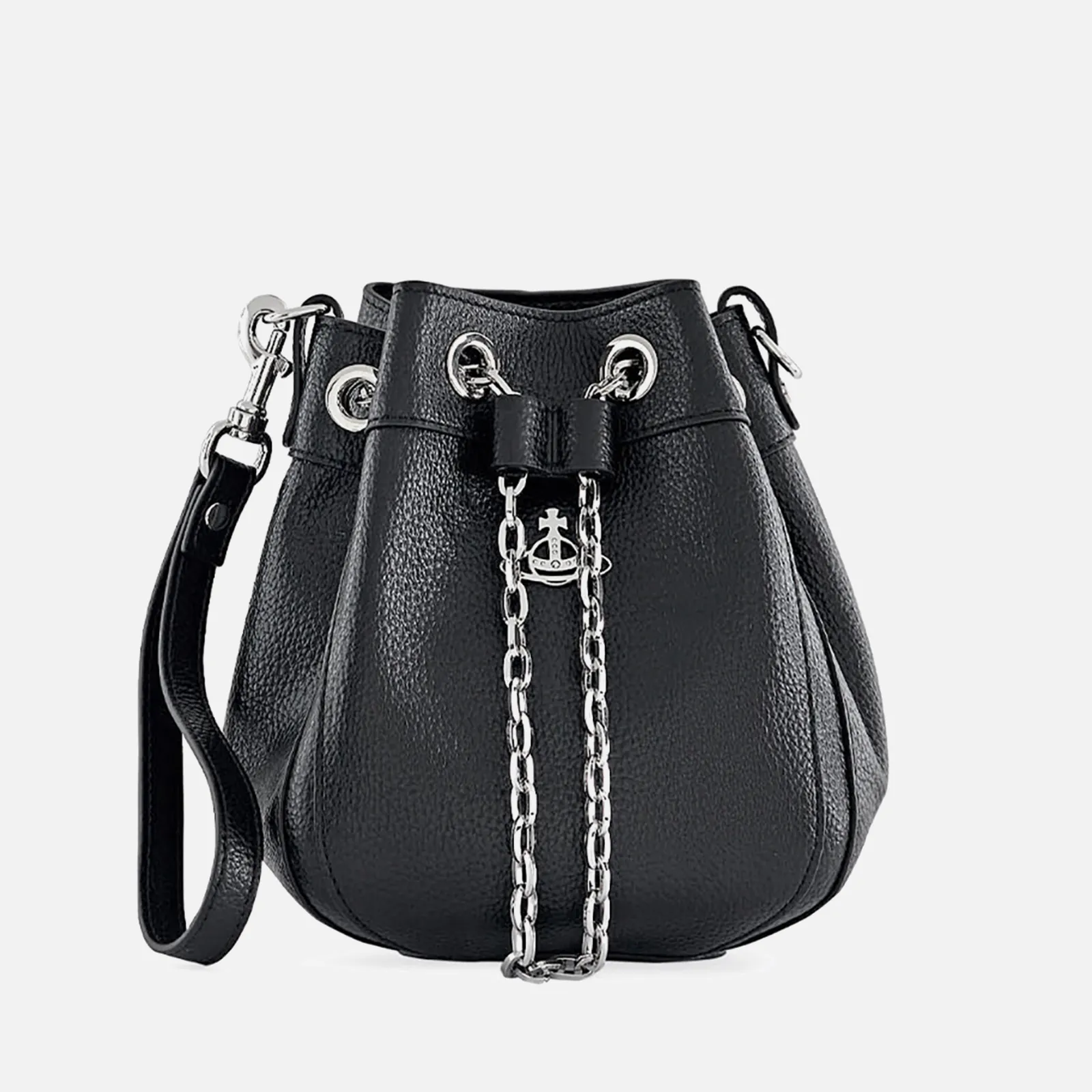 Vivienne Westwood Small Chrissy Vegan Leather Bucket Bag | Coggles