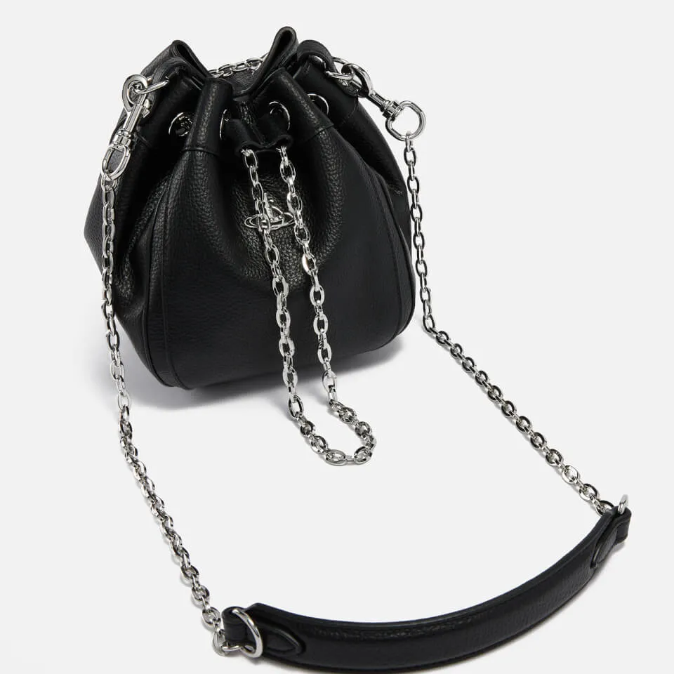 Vivienne Westwood Small Chrissy Vegan Leather Bucket Bag | Coggles