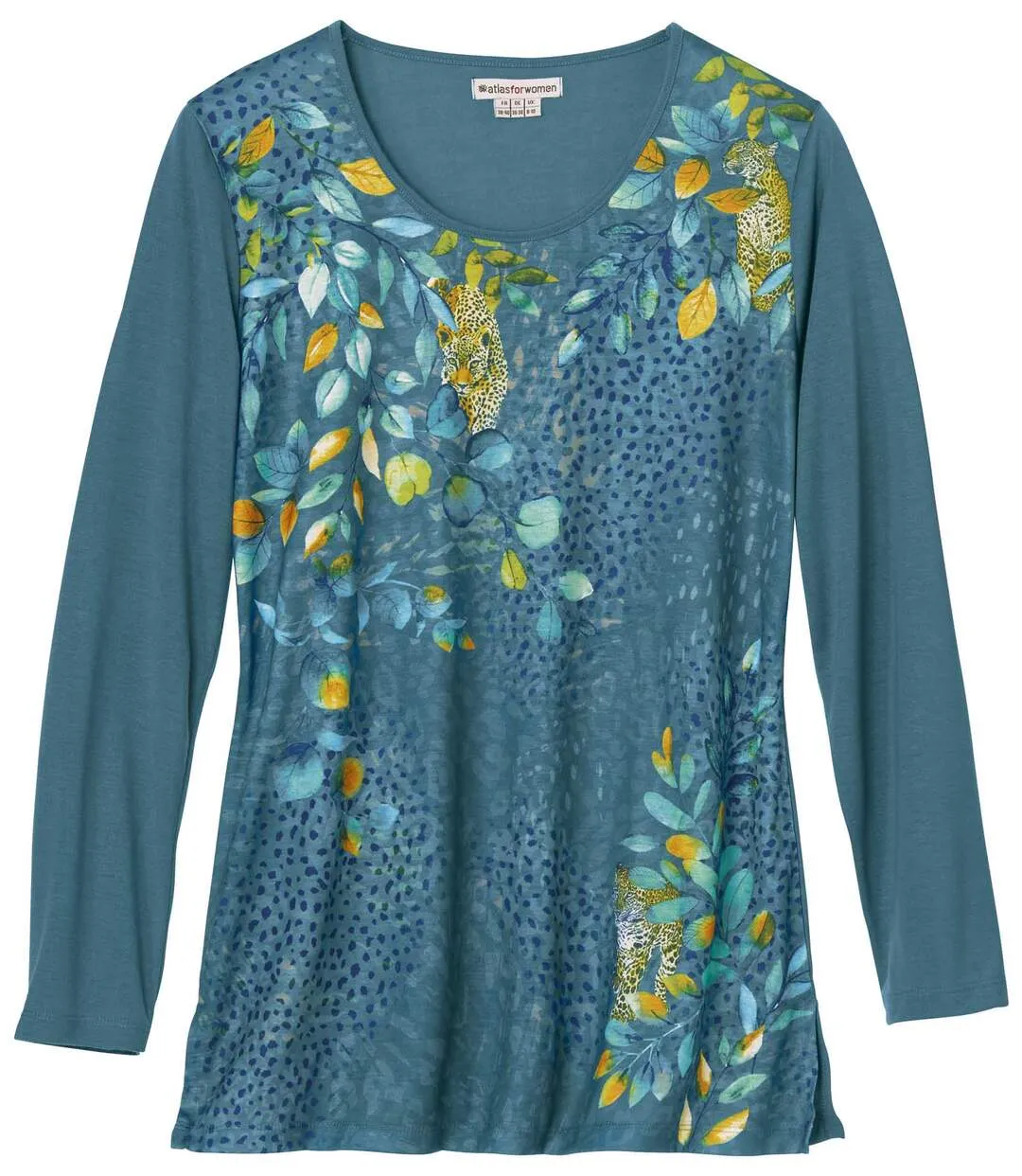 Women's Blue Printed Tunic 